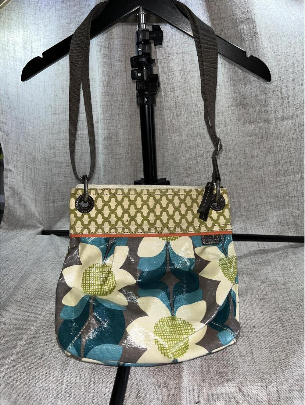 Fossil Floral Crossbody Purse EUC